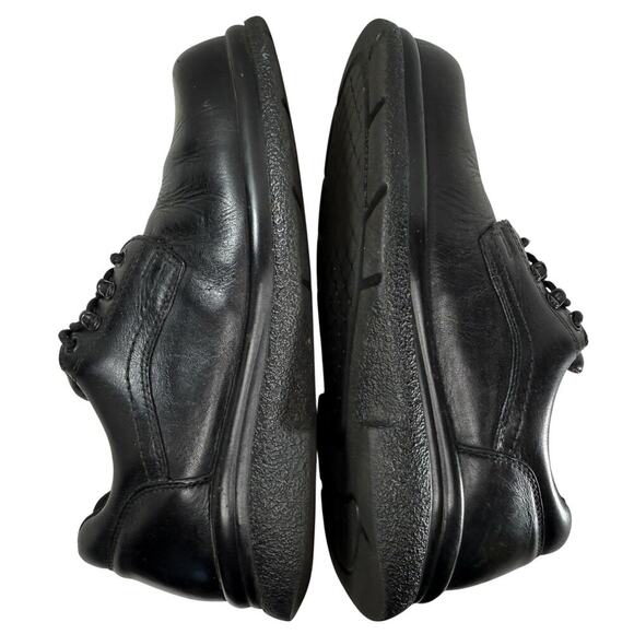 Red Wings Oxford Shoes Men Size 8.5 D Black Low Top Leather Steel Toe Work Shoes - Picture 8 of 11